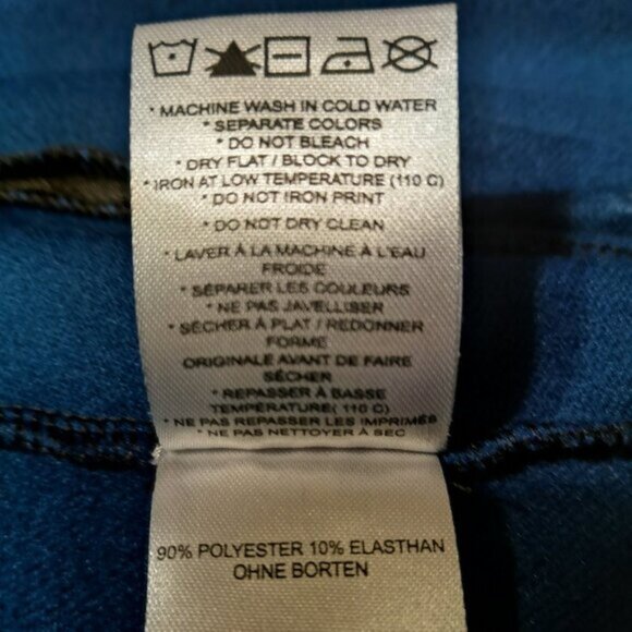 Lole Ladies Blue Black Striped Full Zip Athletic Jacket - Picture 8 of 9